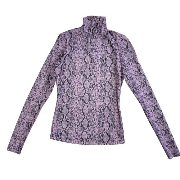 Cinq à Sept Python Turtleneck Small - Picture 10 of 15